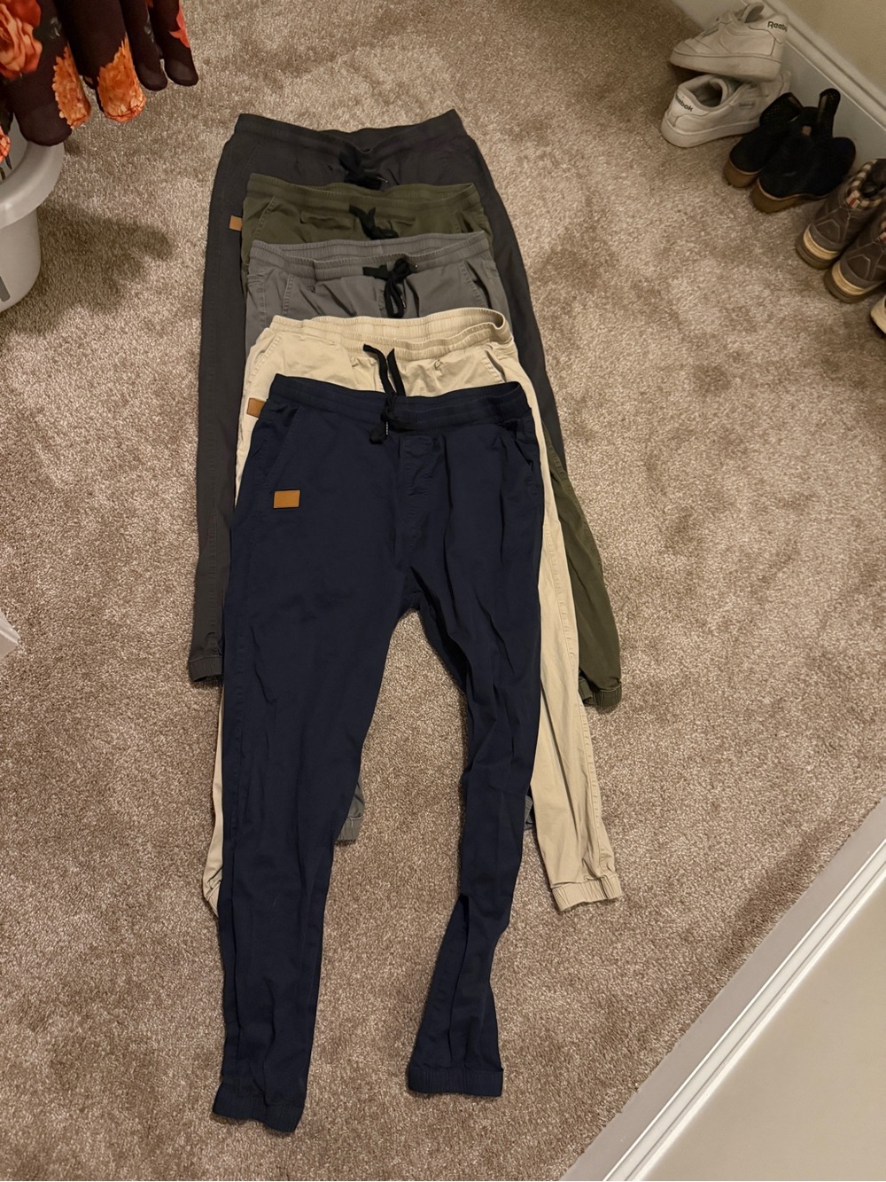 Lot of Men's Jogger Pants - Multiple Colors